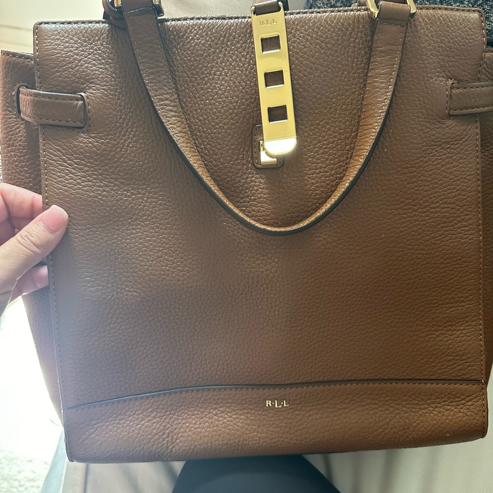 Brown Leather Tote Bag